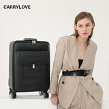 Carrylove Fashion Luggage Series 16/20/24 Inch Size Pu Noble Rolling Luggage Spinner Brand Travel