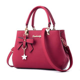 Ladies Leather Five-Pointed Star Shoulder Bag Messenger Bag Handbag Bolsas De Luxo Mulheres Sacos