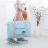 Sale 1Pc Women Travel Luggage Bag Big Capacity Folding Carry-On Duffle Bag Foldable Nylon Zipper