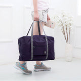 Sale 1Pc Women Travel Luggage Bag Big Capacity Folding Carry-On Duffle Bag Foldable Nylon Zipper