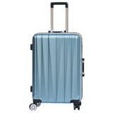 Kundui  20"24 Inch Aluminum Frame Luggage, Universal Wheel Trolley, Password Lock Suitcase,Abs+Pc