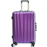 Kundui  20"24 Inch Aluminum Frame Luggage, Universal Wheel Trolley, Password Lock Suitcase,Abs+Pc