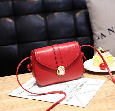 2018 Franbrani  Tui Hot Handbag Pu Pure Color Single Shoulder Bag Lady Temperament Small Square Bag