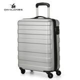 Davidjones Wheel Travel Suitcase Carry On Trolley Bag Spinner Cabin Large Luggage Bag Girl