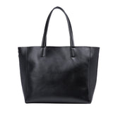 Women'S Casual Handbag Large Tote Bag Exquisite Split Leather Shoulder Bag With A Small Cosmetic