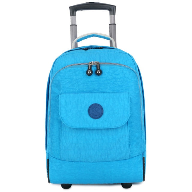 Rolling Luggage Travel Backpack Shoulder Spinner Backpacks High ...