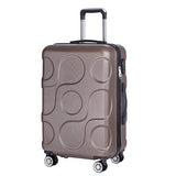 Travel  Business Abs Trolley Case Students Travel Waterproof Luggage Rolling Suitcase Boarding