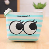 Summer New Leather Coin Purses Small Fresh Casual Pu Coin Wallet Lady Fashion Cute Pattern