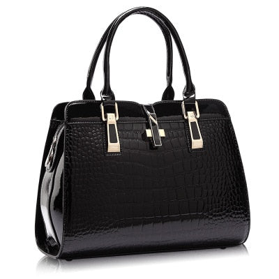 Europe Women Leather Handbags Pu Handbag Women Bag Top-Handle Bags Tote ...