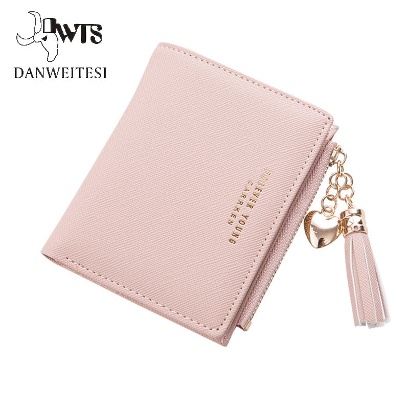 Small Leather Wallet Cute Women's Wallets Small Floral 