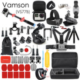 Vamson For Gopro Accessories Set For Go Pro Hero 7 6 5 4 3 Kit 3 Way Selfie Stick For Eken H8R /