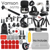 Vamson For Gopro Accessories Set For Go Pro Hero 7 6 5 4 3 Kit 3 Way Selfie Stick For Eken H8R /