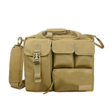 Military Tactical Camouflage Shoulder Bag Mens 15   Briefcase Messenger Bag For Laptop