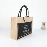 High Quality Women Linen Luxury Tote Large Capacity Female Casual Shoulder Bag Lady Daily Handbag