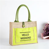 High Quality Women Linen Luxury Tote Large Capacity Female Casual Shoulder Bag Lady Daily Handbag