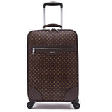 High-End Luxury Pu Rolling Luggage Rotator Men'S Luggage 16"20"22"24" Inch Business Class Travel