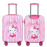 Girls Hello Kitty Trolley Case Children'S Cartoon Travel Suitcase 20" Universal Wheels Trolley