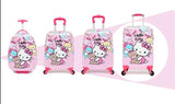 New Unisex Cartoon 19" Rolling Luggage Kids Travel  Trolley Case Climb Stairs Luggage For Girls