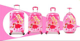 New Unisex Cartoon 19" Rolling Luggage Kids Travel  Trolley Case Climb Stairs Luggage For Girls