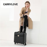 Carrylove High Quality  Fashion Classic Luggage 16/20/24 Size  Pu Rolling Luggage Spinner Brand