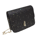 New Fashion Women Sequined Crossbody Bag Pu Leather Chain Mini Messenger Shoulder Bag Glitter