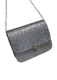 New Fashion Women Sequined Crossbody Bag Pu Leather Chain Mini Messenger Shoulder Bag Glitter