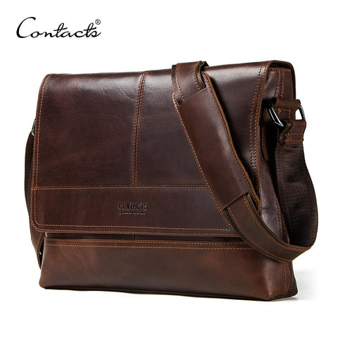 Contact'S 2018 New Arrival Men'S Messenger Bags For Man Cross Body Bag Men'S Bag High Quality