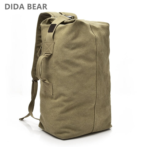 2018 Large Capacity Rucksack Man Travel Bag Mountaineering Backpack Male Luggage Boys Canvas Bucket