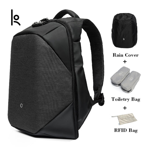 K Click Anti-Thief Solid Backpacks Scientific Storage System Bags External Usb Charging Laptop