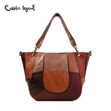 Cobbler Legend Vintage Women Crossbody Genuine Leather Bag Big Women Shoulder Bags Luxury Messenger