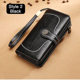 Sendefn Hot Sale Women Clutch Leather Wallet Female Long Wallet Women Zipper Purse Strap Money