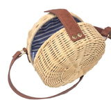 Square Round Mulit Style Straw Bag Handbags Women Summer Rattan Bag Handmade Woven Beach Circle