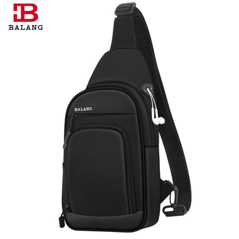 Balang Crossbody Bags Men Chest Bag Pack Shoulder Sling Bag For Men Large Fashion Casual Travel