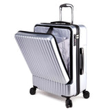 20"24" Inch Spinner Rolling Luggage Travel  Suitcase Bag With Laptop Bag,Pc+Abs Trolley