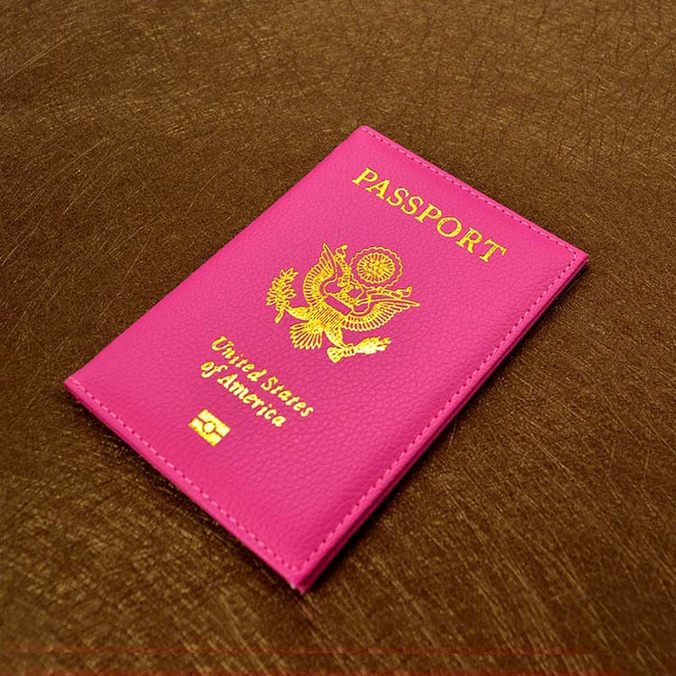 Swdvogan Candy Color Female Passport Cover For Travel Id Cards Holder For  Women Original Designer Passport Holder Documents Case - Card & Id Holders  - AliExpress