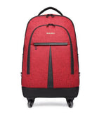 Men Cabin Luggage Bag With Wheels Rolling Trolley Bags Business Travel Bag Wheeled Backpack  For