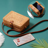 2018 Round Straw Bags Women Summer Rattan Bag Handmade Woven Beach Cross Body Bag Circle Bohemia