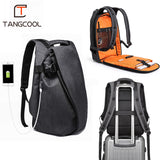 Tangcool Fashion Men Backpack For Laptop 17.3"Usb Port Waterproof Travel Backpack Large Capacity