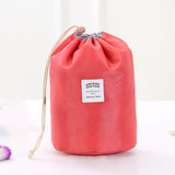 Mara'S Dream Waterproof Barrel Travel Cosmetic Bag Cosmetic Bag Nylon Wash Bag Dressing Box Storage