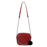 Small Designer Chain Women Bag Leather Handbag Messenger Bag Pu Shoulder Crossbody Bag With Plush