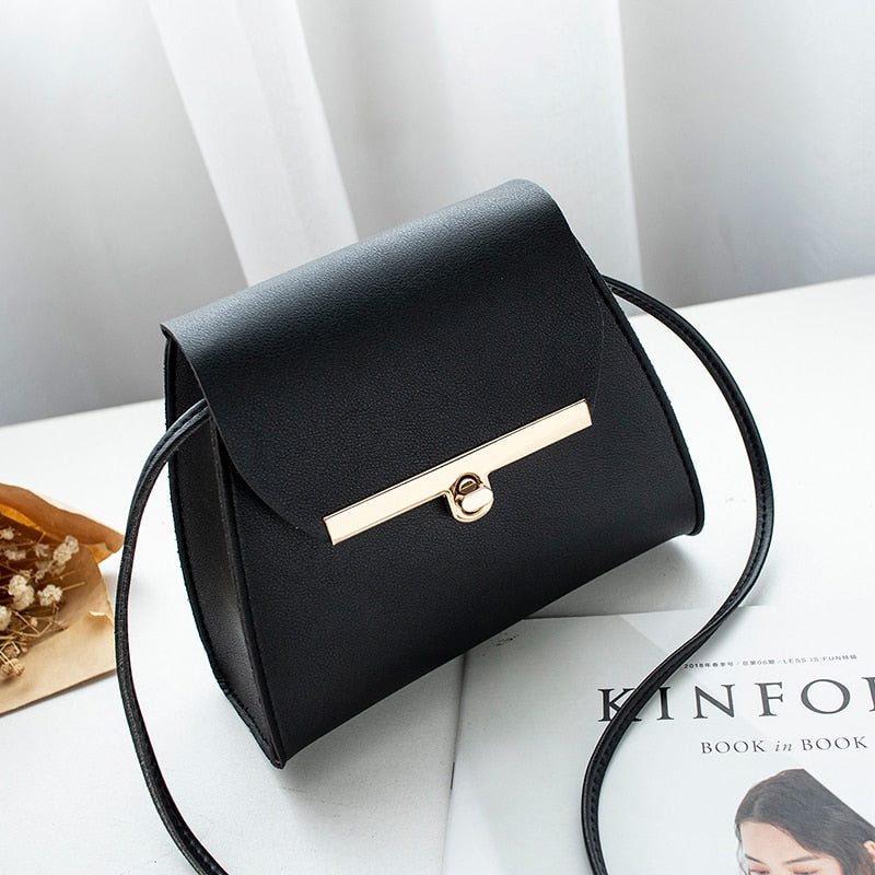 Mini Black Square Bag With Coin Purse Fashion