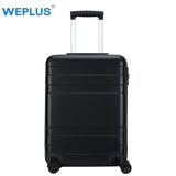 Weplus Pc Suitcase Carry On Spinner Wheel Travel Vacation Luggage 20"24" Anti-Scratch/Mute Wheels