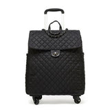 Women'S 20 Inch Suitcase, Cabin Luggage Bag, Travel Case With Rolling, Universal Wheel Trip Trolley