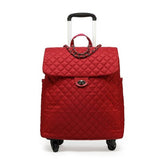 Women'S 20 Inch Suitcase, Cabin Luggage Bag, Travel Case With Rolling, Universal Wheel Trip Trolley