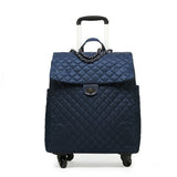 Women'S 20 Inch Suitcase, Cabin Luggage Bag, Travel Case With Rolling, Universal Wheel Trip Trolley