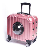 16-Inch Multi-Function Trolley Case,Pet Password Box,Cat Dog Space Pet Luggage Shell,Portable Pet