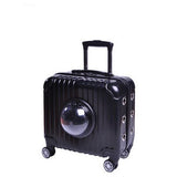 16-Inch Multi-Function Trolley Case,Pet Password Box,Cat Dog Space Pet Luggage Shell,Portable Pet