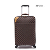 Rolling Luggage Set,High Quality Pvc Leather Travel Suitcase Bag With Handbag,Wheels Carry-On,Women