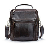 Mva Messenger Bag Men'S Shoulder Bags Genuine Leather Male Man Small Flap Casual Crossbody Men'S