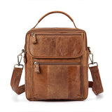 Mva Messenger Bag Men'S Shoulder Bags Genuine Leather Male Man Small Flap Casual Crossbody Men'S